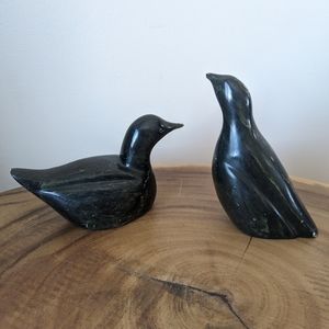 Ross Parkinson Soapstone Pair of Birds